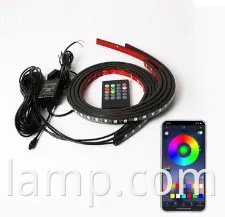 Vibrant APP-Controlled LED Strip Lights for Automotive Customization